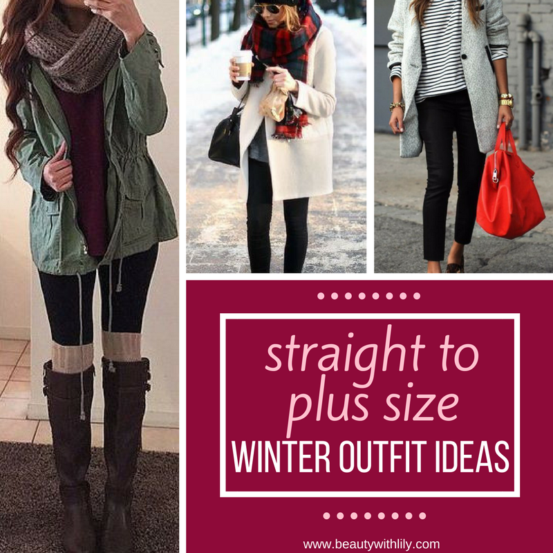 Straight To Plus Size Winter Outfits - Beauty With Lily