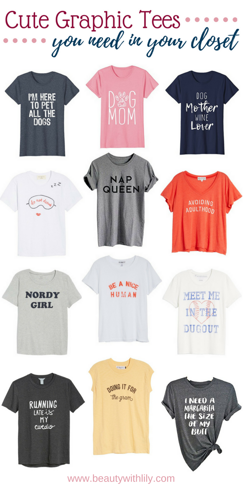 cute graphic tees