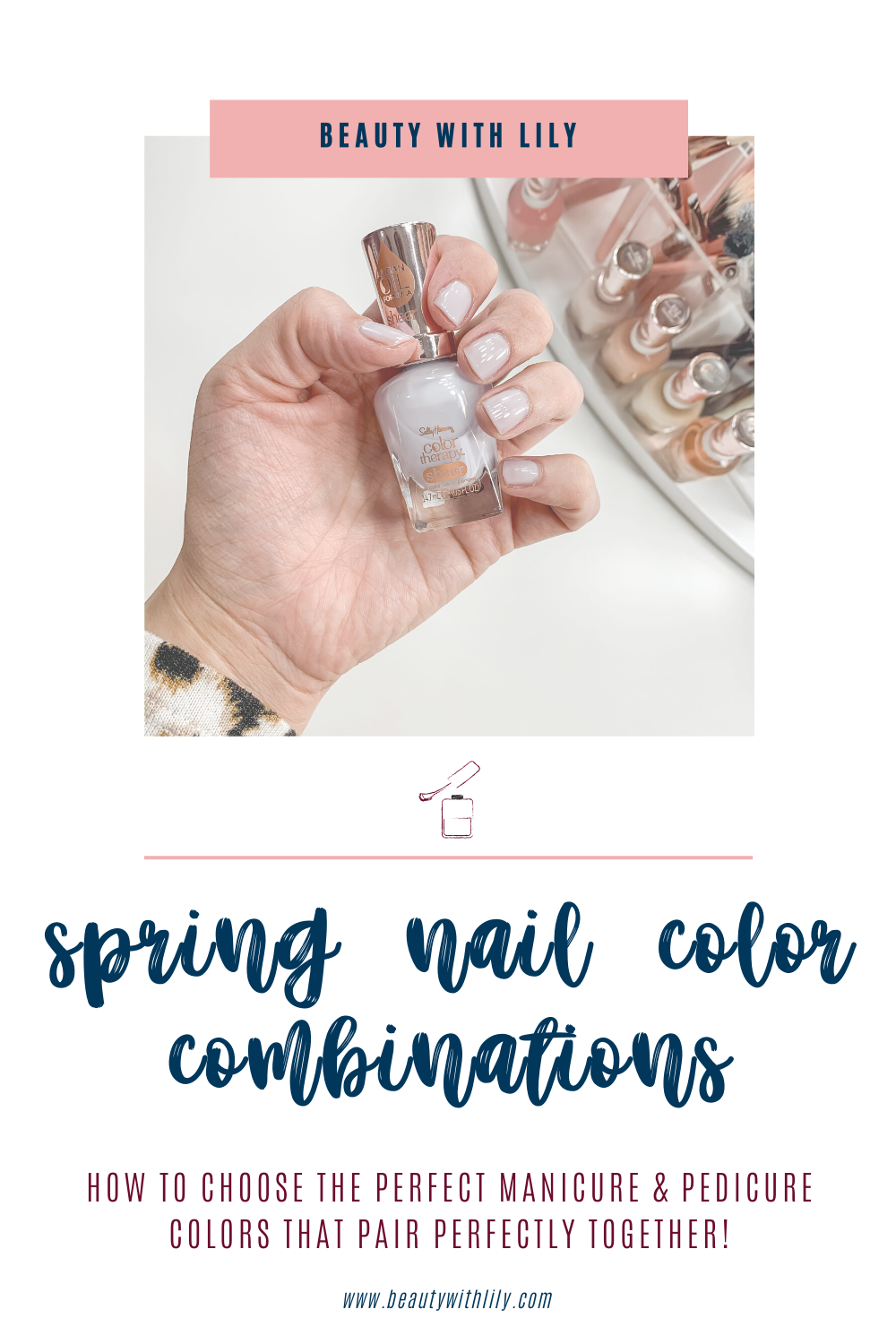 Spring Nail Colors // Summer Nail Colors // Fun Nail Colors for Spring // Spring Manicure // Gel Polish // Pretty Nail Colors | Beauty With Lily #nailpolish #springnailcolors