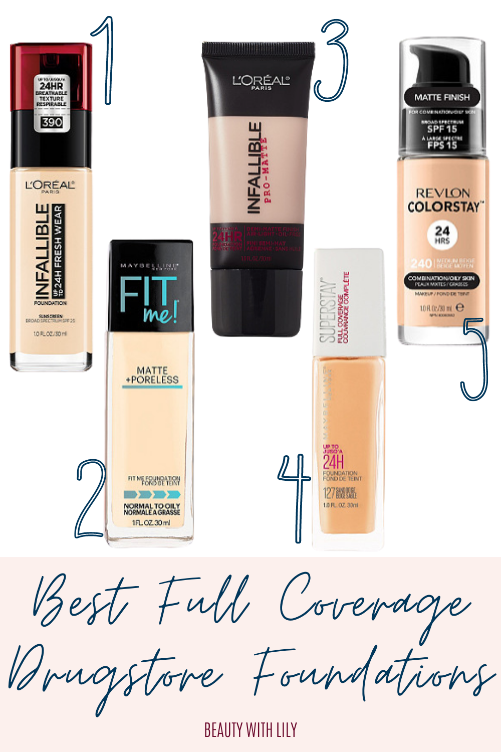 good medium coverage drugstore foundation