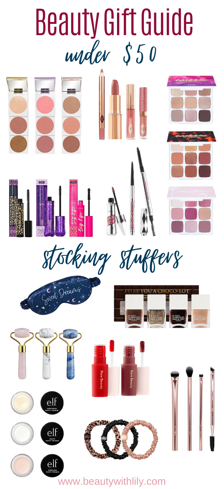 Gift Guide for Beauty Lovers // Holiday Gift Guide for Women // Makeup Lovers Gift Guide // Gift Guide for Her // Sephora Favorites // Ulta Favorites | Beauty With Lily