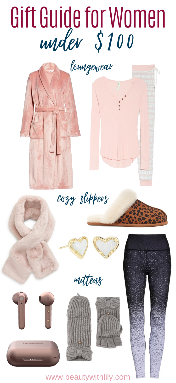Gift Guide for Women // Affordable Gifts for Her // Gifts for Women // Stocking Stuffers for Women // Gifts Under $100 for Her // Gifts Under $50 for Her | Beauty With Lily